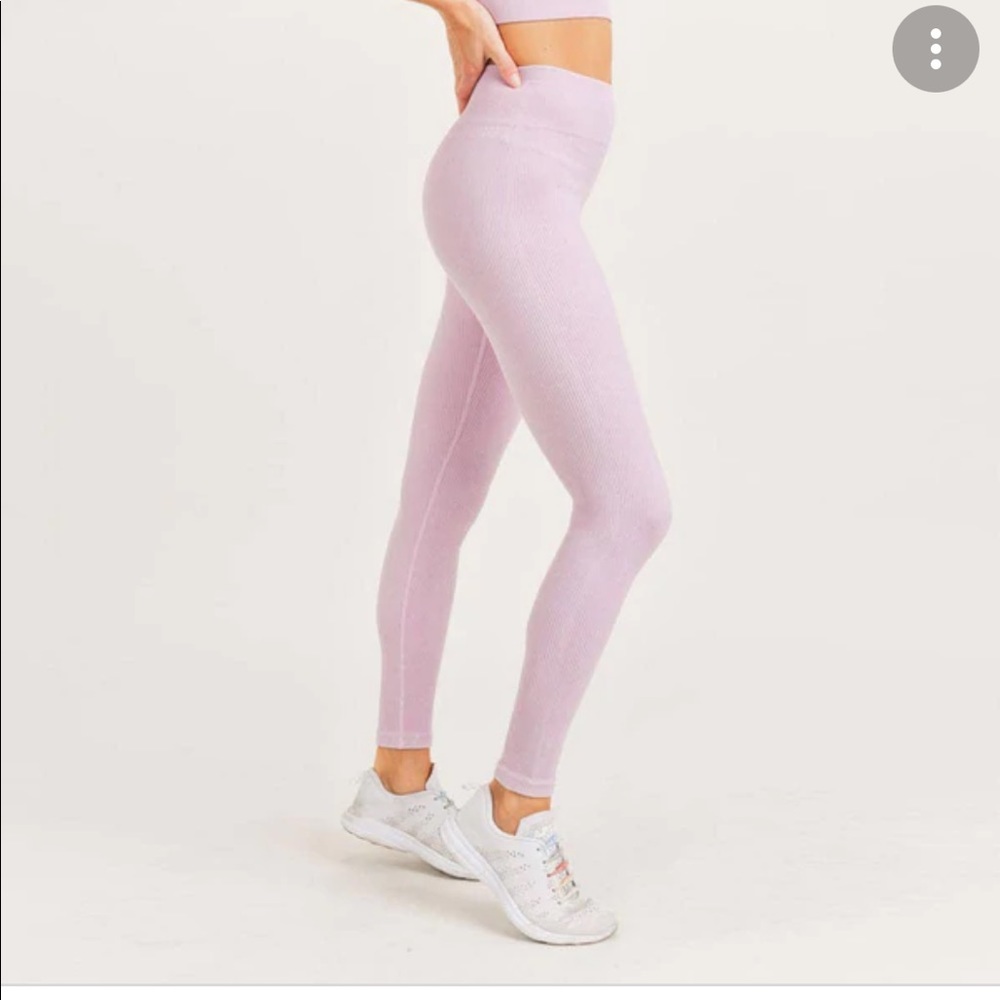Bagatelle Light Pink Form Fitting Leggings